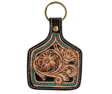 Hand-Tooled Key Fob