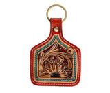 Hand-Tooled Key Fob