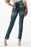GLA Skinny Floral Jeans