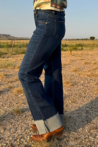 Sterling Kreek Cuffed Straight Leg Jeans