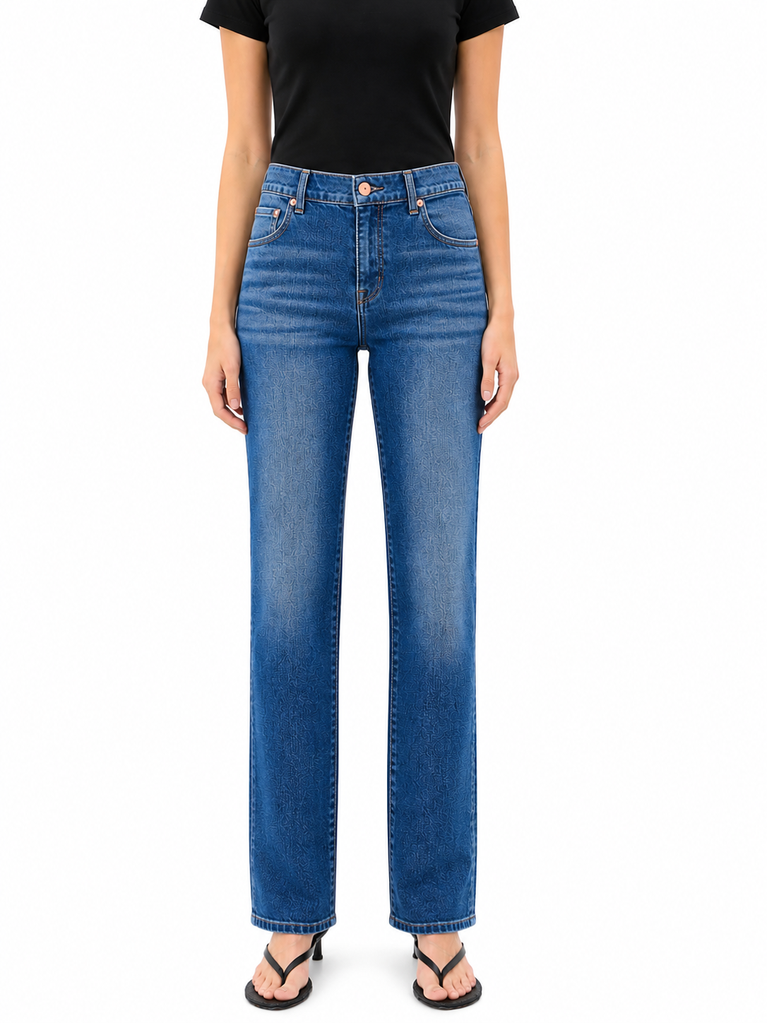 1822 Denim Mid-Rise Straight Leg Jeans – 31” Inseam