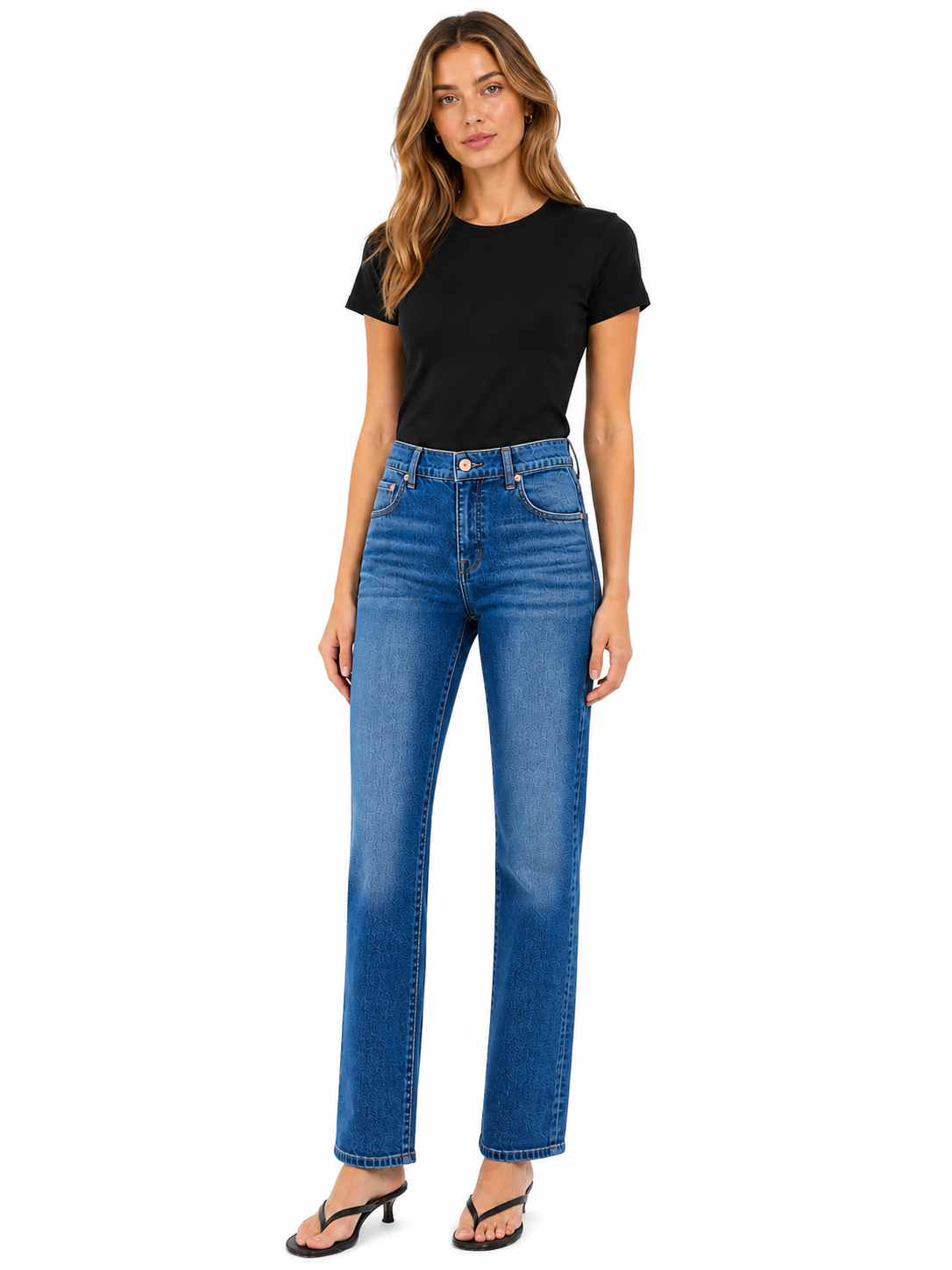 1822 Denim Mid-Rise Straight Leg Jeans – 31” Inseam