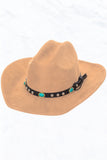 Turquoise Belt Cowboy Fedora