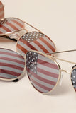 Aviator American Flag Sunglasses