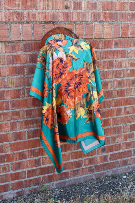 Wild Rags Orange Floral