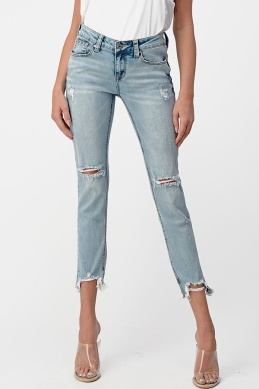 Grace Distressed Skinny Jeans