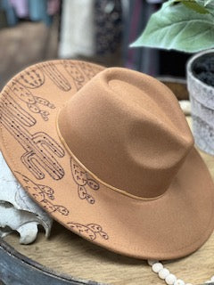 Boho Fedora Cactus Hat
