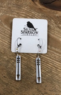Silver Sparrow Earrings - Arrow