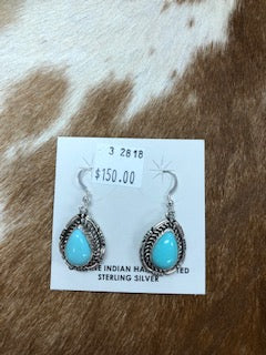 Silver/Turquoise Earrings