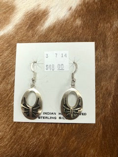 Aztec Silver earrings