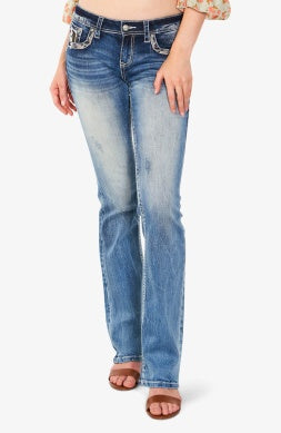 GLA Camo Yoke Bootcut
