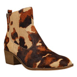 Charming Cow Print Boots