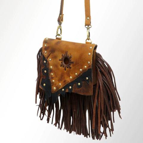 LV with mustard fringe & XL conchos
