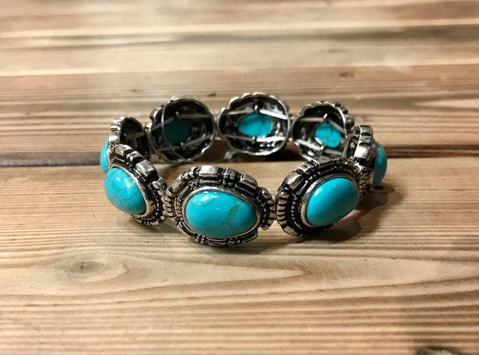 Turquoise Natural Stone Bracelet