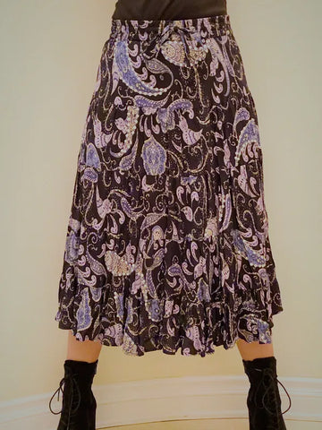 Mid Length Sequin Skirt